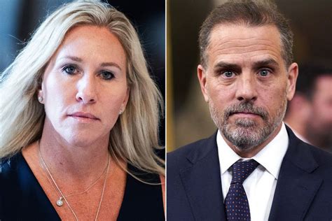 Marjorie Taylor Greene Shows Nude Photos of Hunter Biden at。